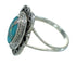 Turquoise Opal Inlay Genuine Sterling Silver Ring Size 5-1/2 RX88454